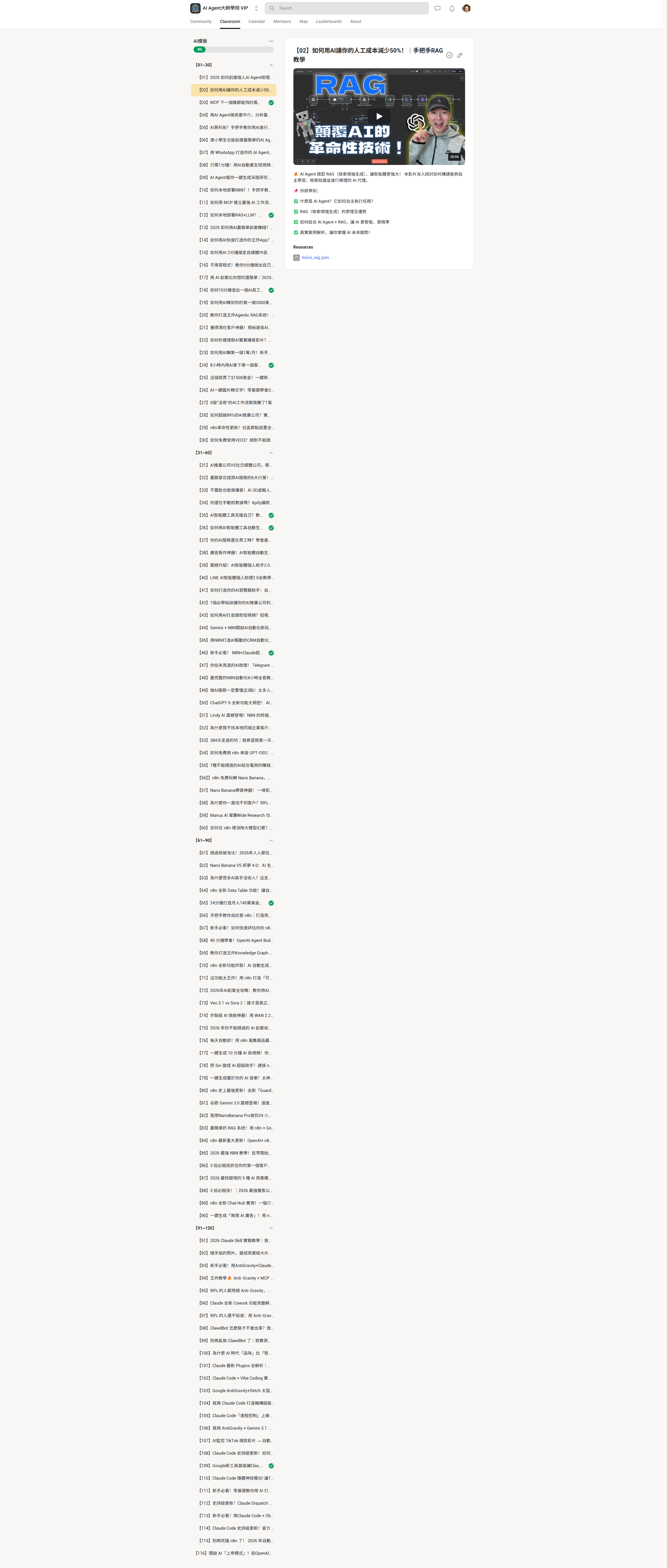 AI Agent大師學院課程內容